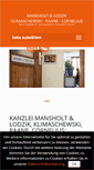 Mobile Screenshot of mansholt-lodzik.de